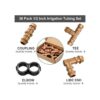 Kit de accesorios de riego por goteo de 36 piezas juego