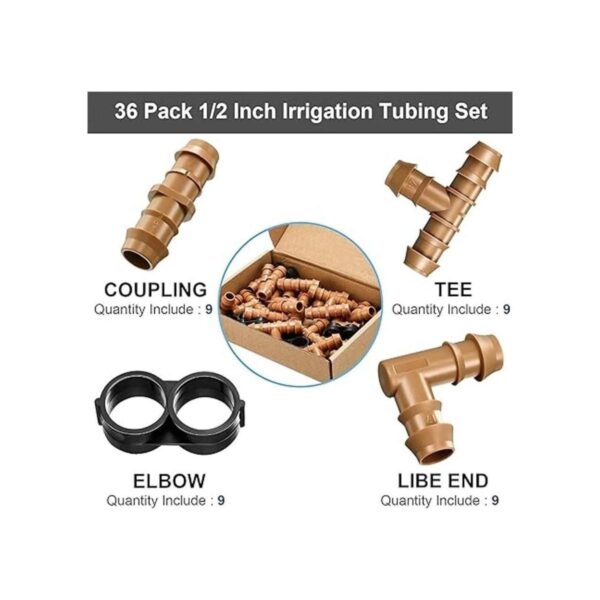 Kit de accesorios de riego por goteo de 36 piezas juego