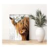 Decoración de pared con estampado de vaca pinturas_5
