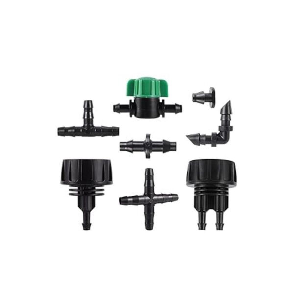 Kit de accesorios de riego de 128 piezas de conectores de_3