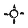 LLPJS Paquete de 40 anillos de cortina con clips ganchos_3