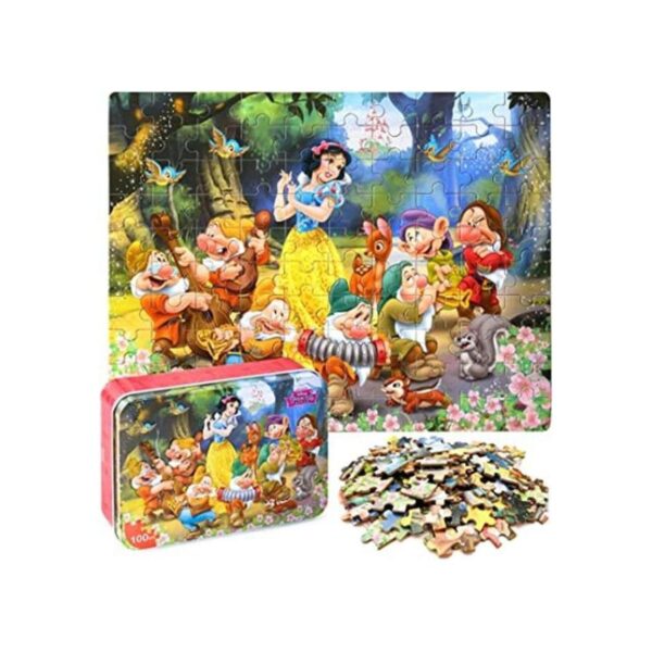 LELEMON Rompecabezas de princesa de Disney en una caja de_1