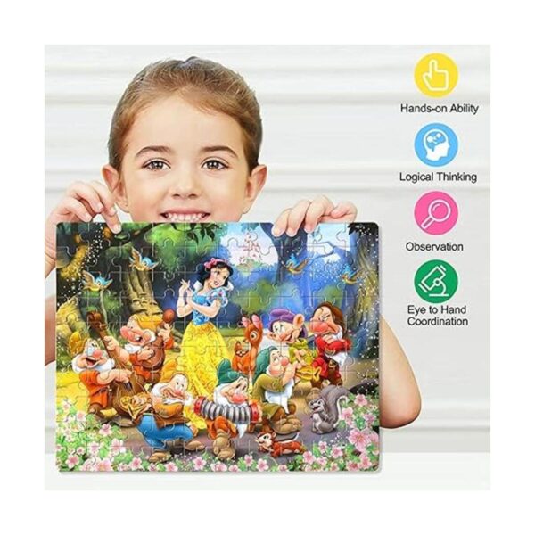 LELEMON Rompecabezas de princesa de Disney en una caja de_4