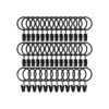 LLPJS Paquete de 40 anillos de cortina con clips ganchos_1