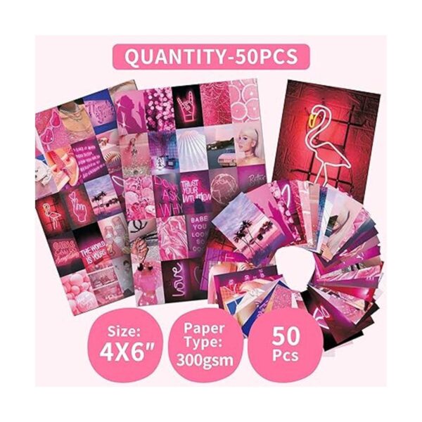 Kit de collage de pared de 50 piezas de imágenes estéticas_2