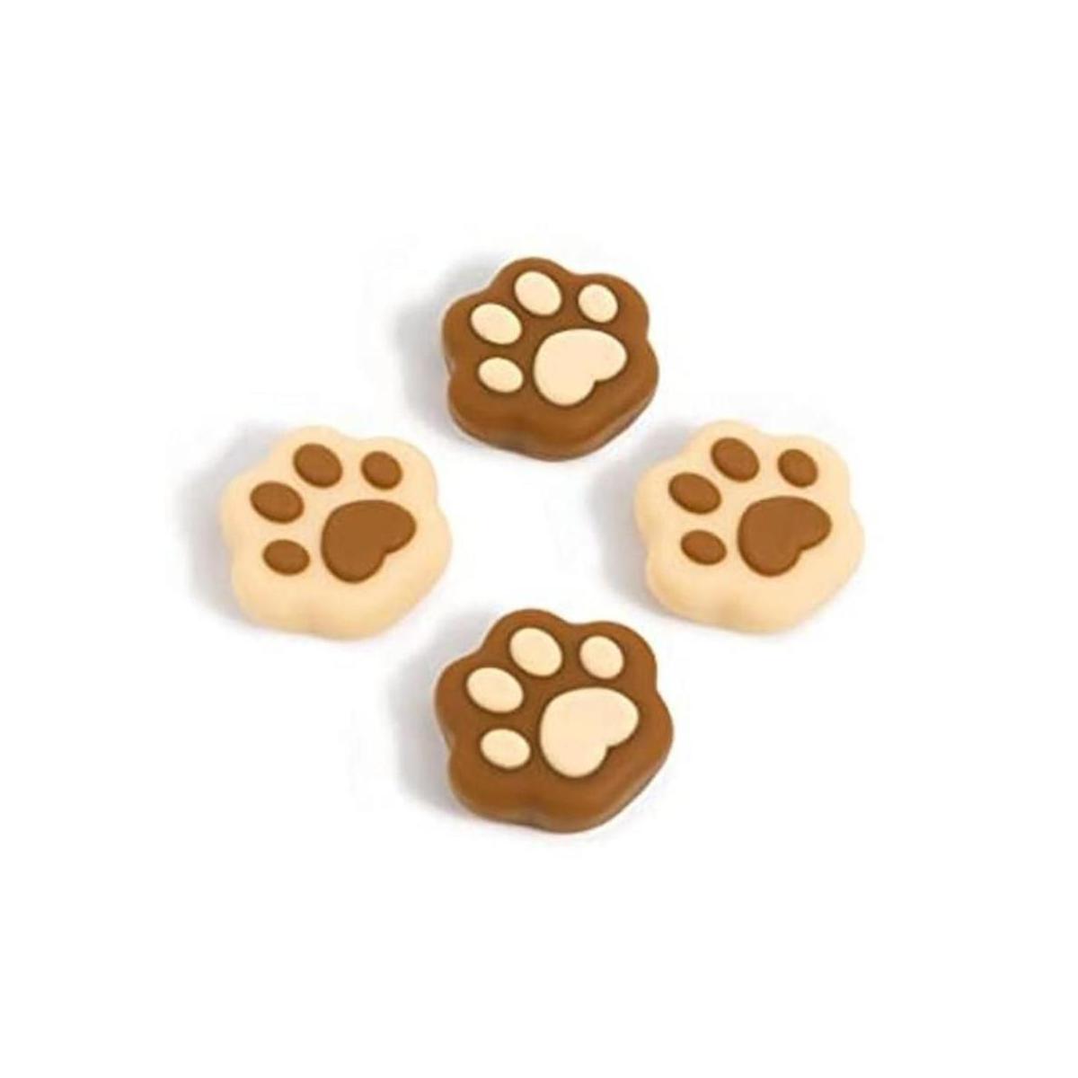 GeekShare 4PCS Cat Paw Shape Thumb Grip CapsSoft Silicone