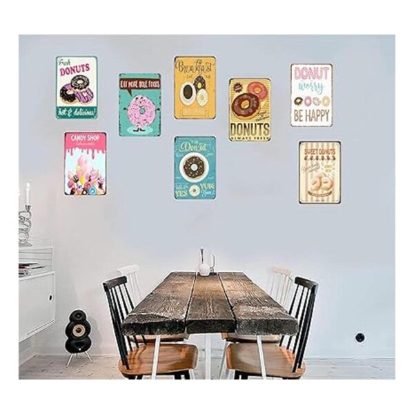 Letrero de metal con texto en inglés What a Wonderful_4