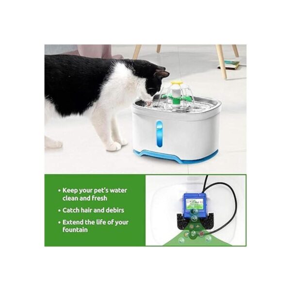 NautyPaws Cat Water Fountain Filters sponges_4
