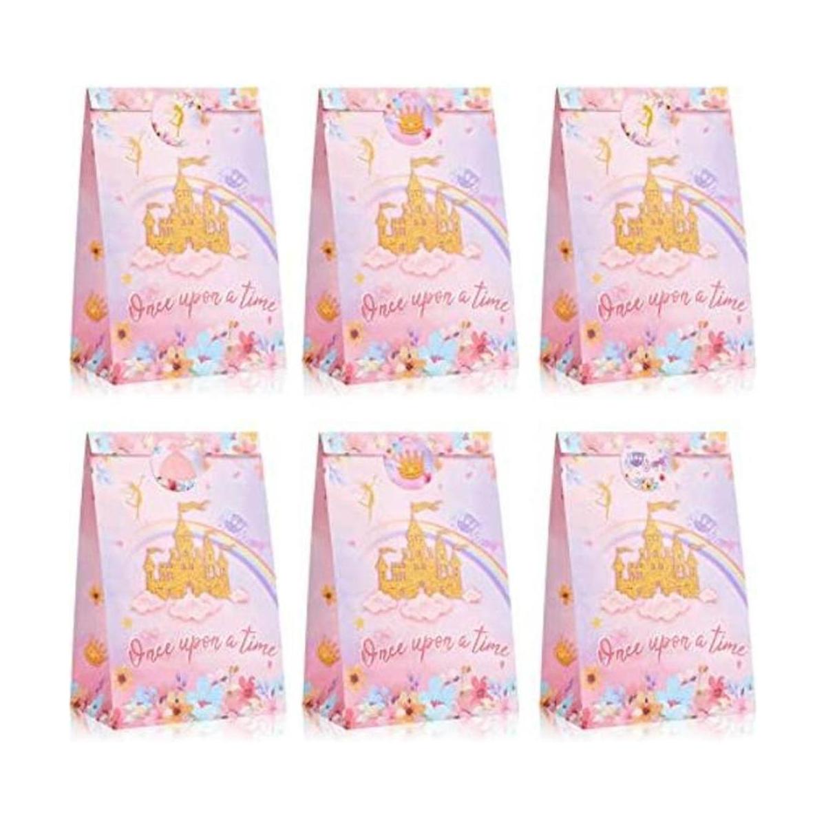 Juego de 16 bolsas de regalo para fiesta de princesa