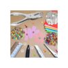 400 piezas de mini brad sujetadores de papel multicolor