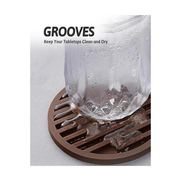 Amoowis Posavasos para bebidas absorbentes con soporte_2