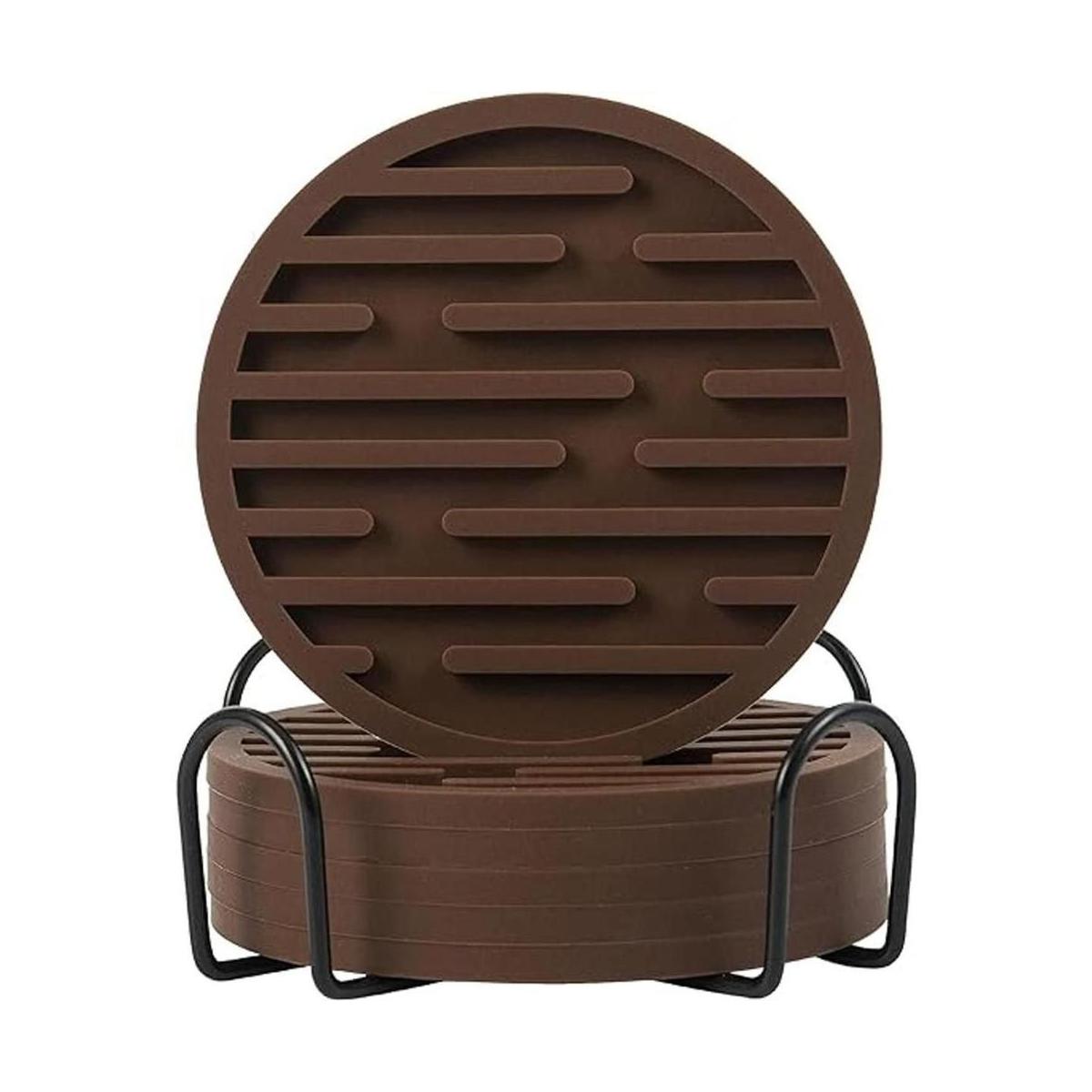 Amoowis Posavasos para bebidas absorbentes con soporte