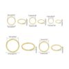 PH PandaHall Anillos Twist OpenJump 760 anillos de hierro