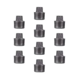 PIPE DCOR 12 pulg. Enchufe de hierro maleable negro_1