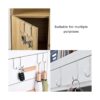 Envibe Ganchos para puerta de ducha ganchos de gabinete
