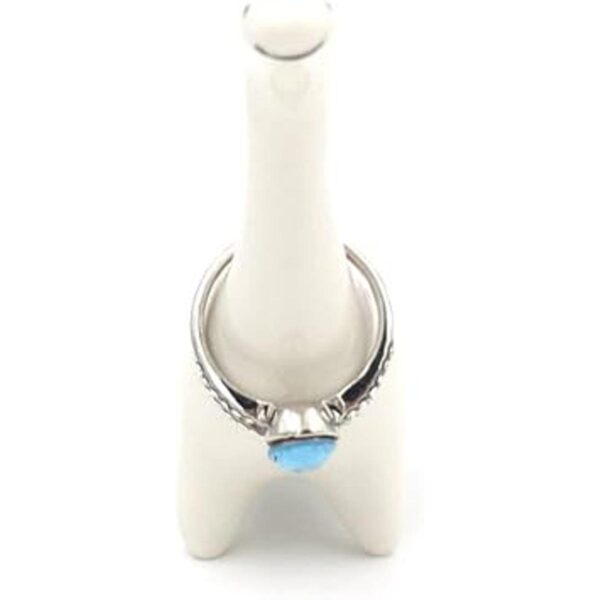 OYLZ Adorable soporte de anillo de cerámica con diseño de