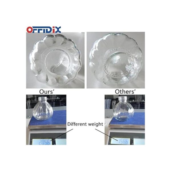 OFFIDIX Botella de riego de cristal transparente 6.3_3