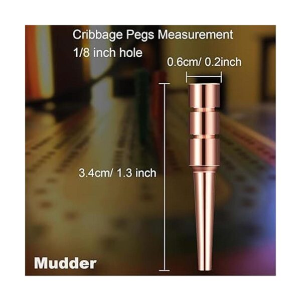Mudder 20 estacas de metal para cuna con 18 agujeros para_4