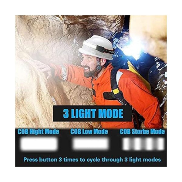 Faros LED superbrillantes faros COB recargables 1200_2