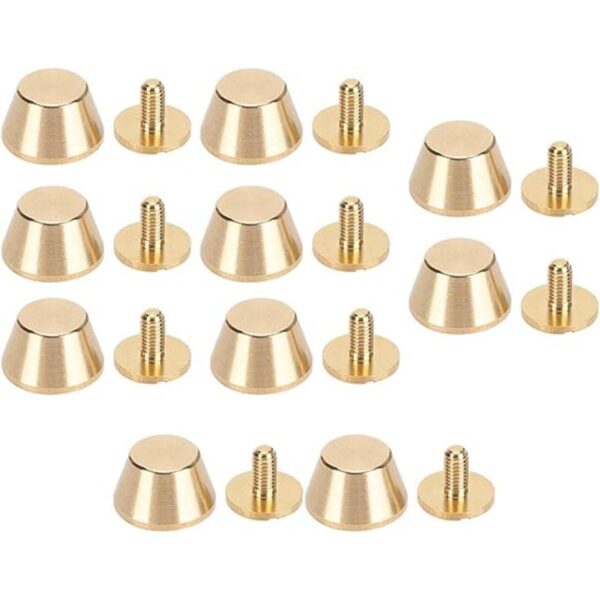 Paquete de 10 pies de cabeza de clavo plana remache bolso