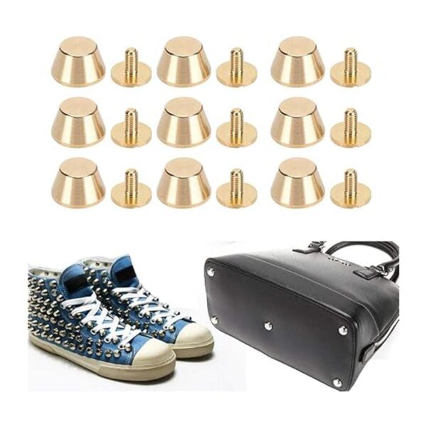 Paquete de 10 pies de cabeza de clavo plana remache bolso