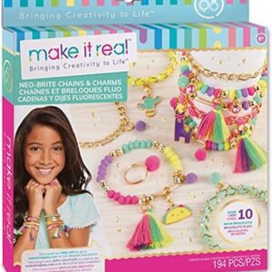 Make It Real Cadenas y dijes NeoBrite. Kit de fabricación_1