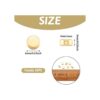 Craftdady 50 cuentas espaciadoras redondas planas de oro_3