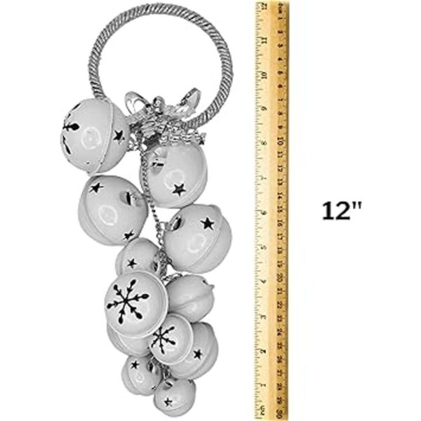 Needzo Clúster de campana blanca para perilla de puerta