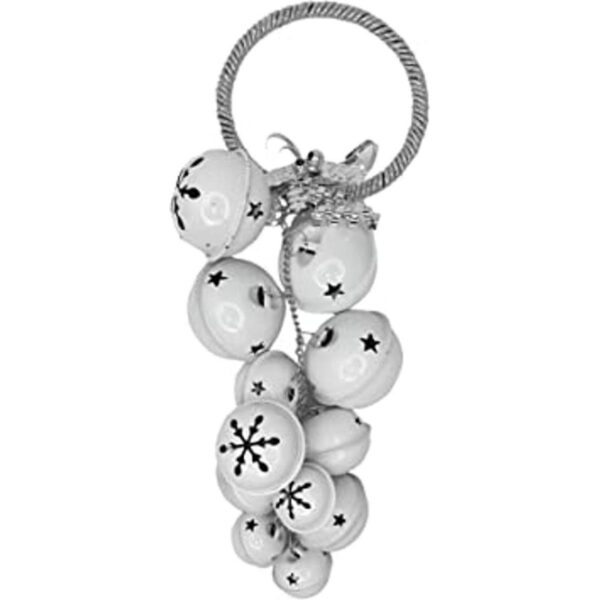 Needzo Clúster de campana blanca para perilla de puerta