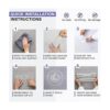 KINCMAX Shower Caddy Basket Shelf Adhesive DrillFree_5