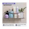 KINCMAX Shower Caddy Basket Shelf Adhesive DrillFree_2
