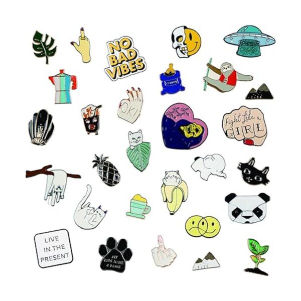 Juego mixto de 20 prendedores de esmalte para solapa_6