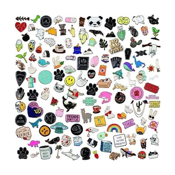Juego mixto de 20 prendedores de esmalte para solapa_1