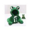 Frieyss Lindo suéter verde con capucha para perro disfraz