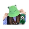 Frieyss Lindo suéter verde con capucha para perro disfraz