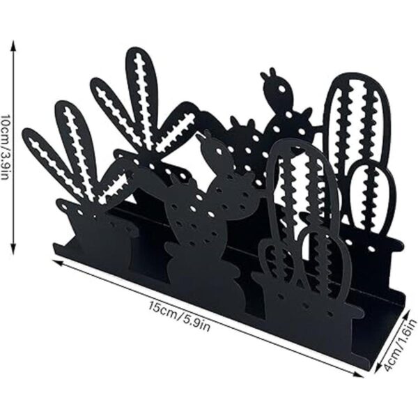 MAINFOR Servilleteros para mesa soporte negro para_3