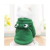 Frieyss Lindo suéter verde con capucha para perro disfraz