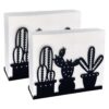 MAINFOR Servilleteros para mesa soporte negro para_1