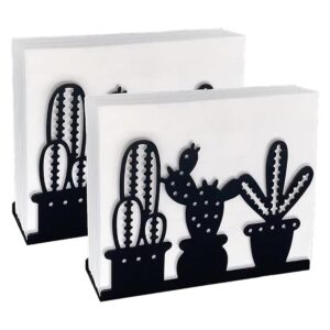 MAINFOR Servilleteros para mesa soporte negro para_1