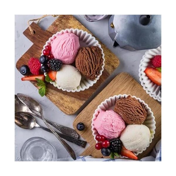 Moldes de silicona en forma de bola de helado 3D Molde