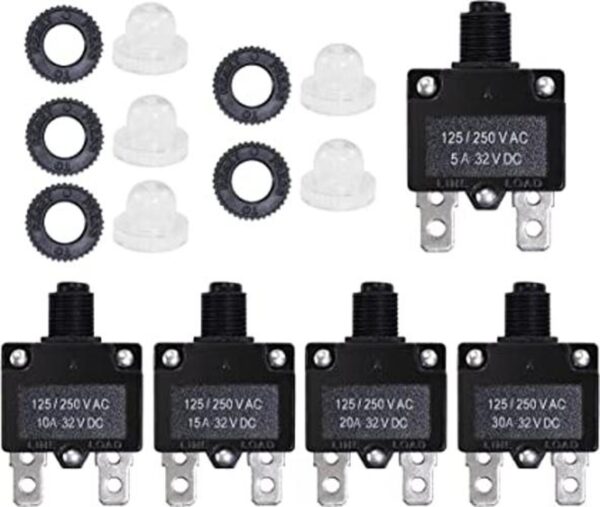 Fuzbaxy 5 disyuntores de 5 10 15 20 30 amperios con