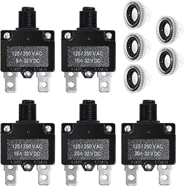Fuzbaxy 5 disyuntores de 5 10 15 20 30 amperios con