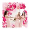 PERPAOL Kit de arco de guirnalda de globos rosa rosa 143_5