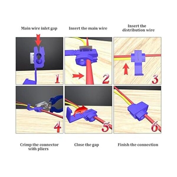 Conector de alambre rápido de empalme alambre sin_4
