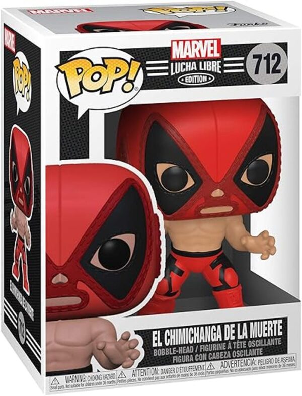 POP Marvel Luchadores Deadpool Multicolor Estándar_2