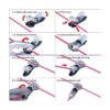 Nicelux Cableado T Conector 1 Pin para empalme de alambre_3
