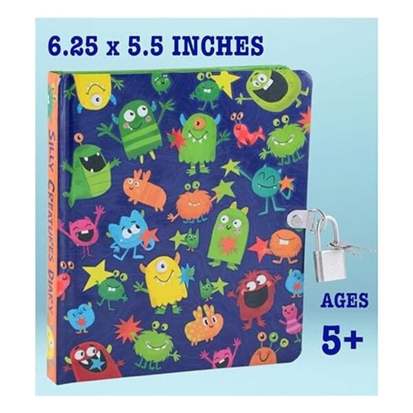 MOLLYBEE KIDS Silly Creatures Glow in the Dark Lock and_4