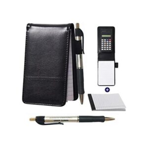 Lemical Mini bloc de notas con calculadora de bolsillo A7_1