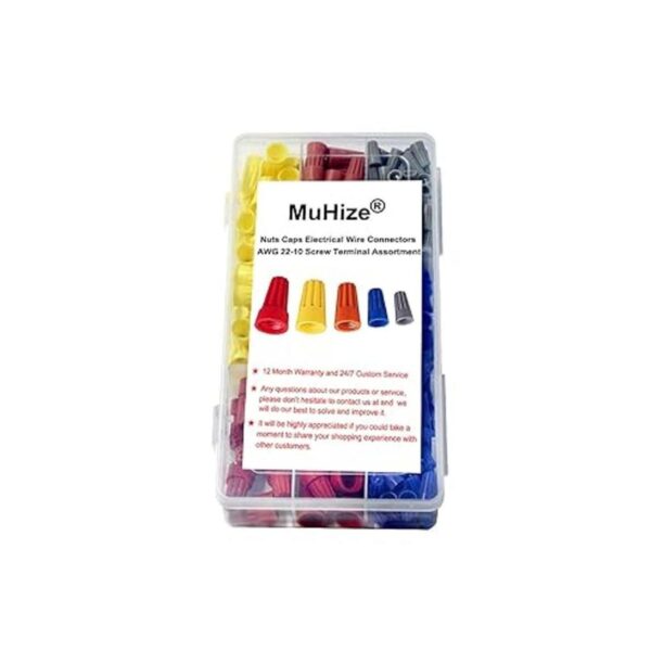 Juego de 320 conectores de cable eléctrico Muhize con_4