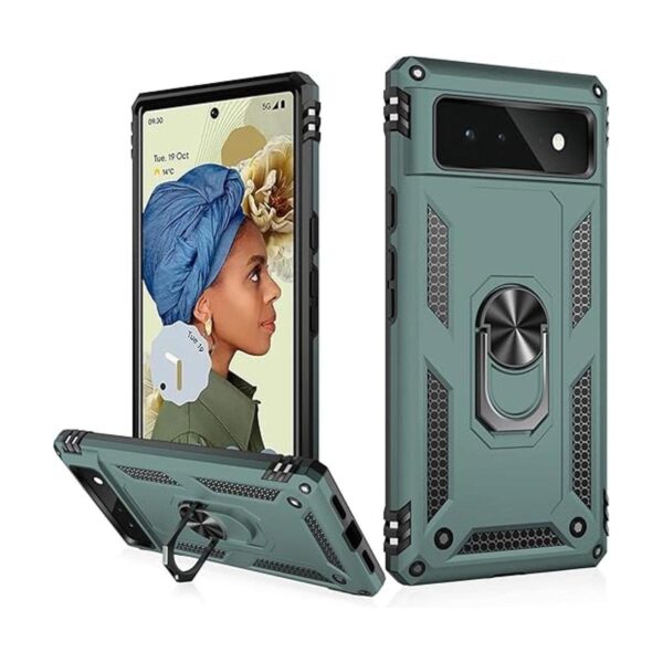 IKAZZ Google Pixel 6 Funda con protector de pantalla_1